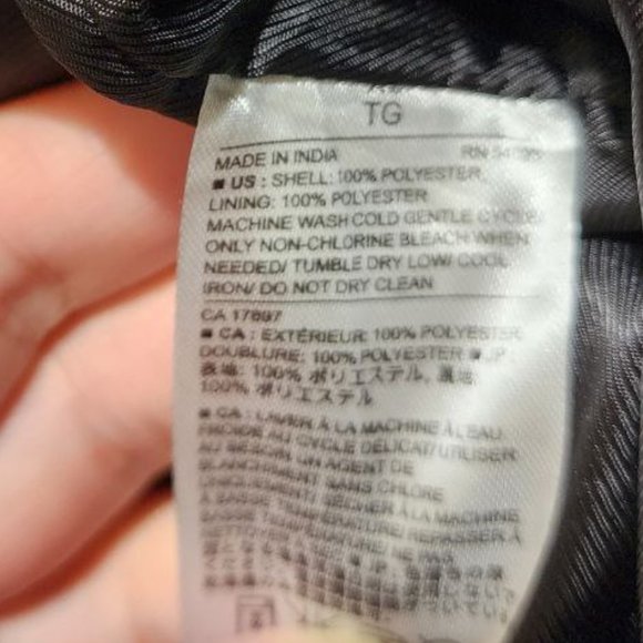 Banana Republic Jacket Men's Size XL Gray Waterproof Windbreaker Hooded Zip - Picture 7 of 16